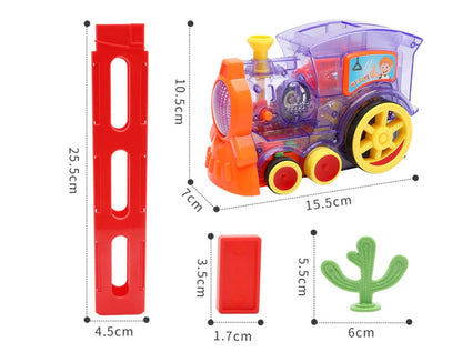 Automatic Release Domino Train Toys