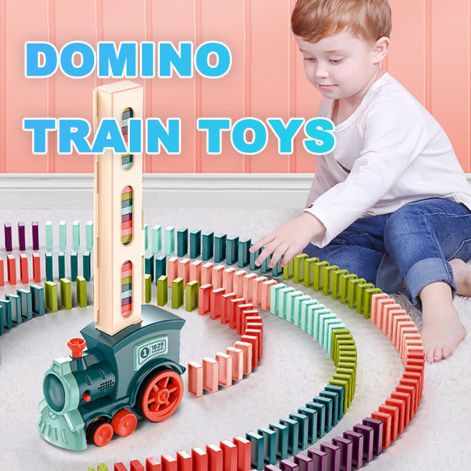 Automatic Release Domino Train Toys