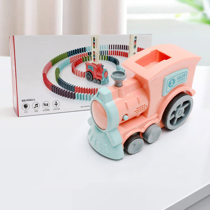 Automatic Release Domino Train Toys