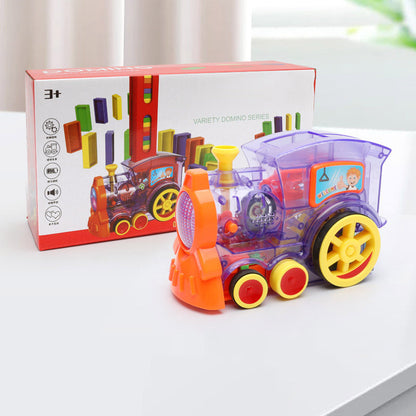 Automatic Release Domino Train Toys