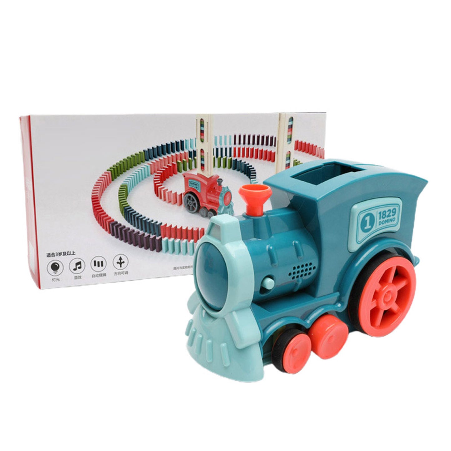 Automatic Release Domino Train Toys