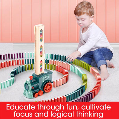 Automatic Release Domino Train Toys